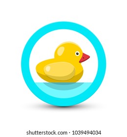 Bath Duck Vector Icon