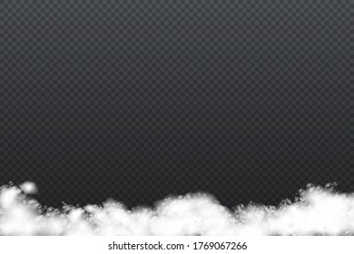 Bath foam with shampoo bubbles isolated on a transparent background. Vector shave, foam mousse with bubbles top view template for your advertising design.