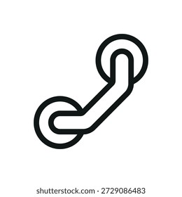 Icono de línea de barra de agarre de baño, símbolo de Vector de carril de agarre de baño con trazo editable