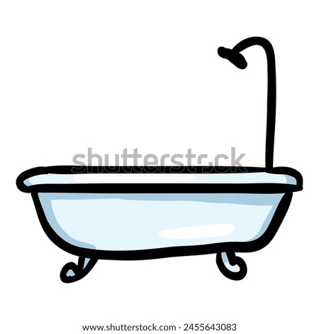 Bath Hand Drawn Doodle Icon