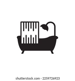 bath icon , bathroom icon vector