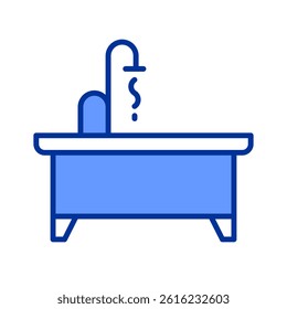 Bath Icon Element For Design