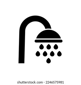 bath icon shower icon isolated on white background,best choice for your awesome project