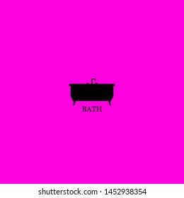 bath icon sign signifier vector