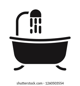 Bath icon vector