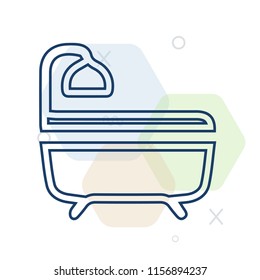 Bath icon vector can be used as png, Bath