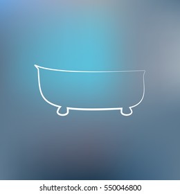 bath icon. bath vector illustration