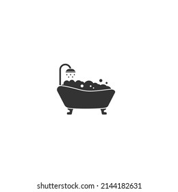 Bath icon vector. Style sign for mobile concept and web design. Bath symbol illustration