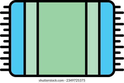 Badmatte Reinigung Badteppich Outline