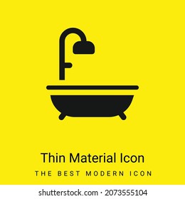 Bath-Symbol mit minimalem hellgelbem Material
