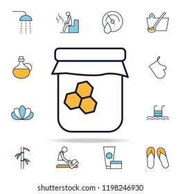 bath outline icon. spa icons universal set for web and mobile