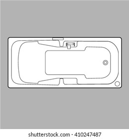 Bath Plan, vector
