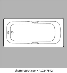 Bath Plan, vector