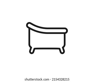 Bath premium line icon. Simple high quality pictogram. Modern outline style icons. Stroke vector illustration on a white background. 