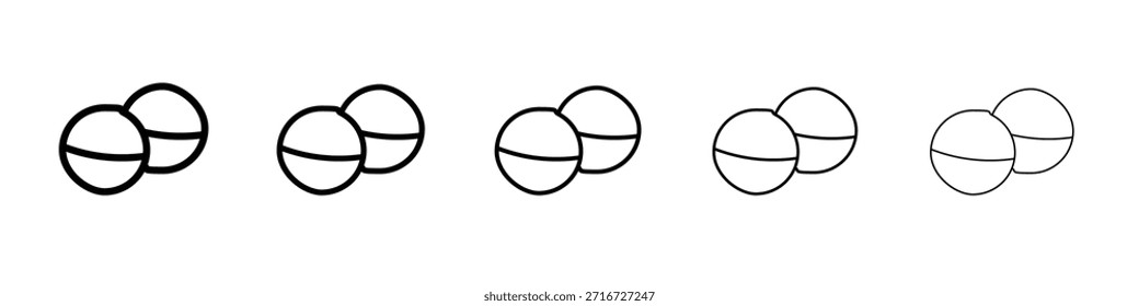 Badesalz Bombe Symbol Design, Logo, App, UI. Vektorgrafik, EPS