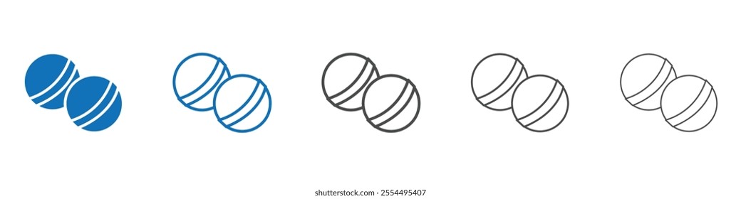 Bath salts bomb icon vector set collection for web