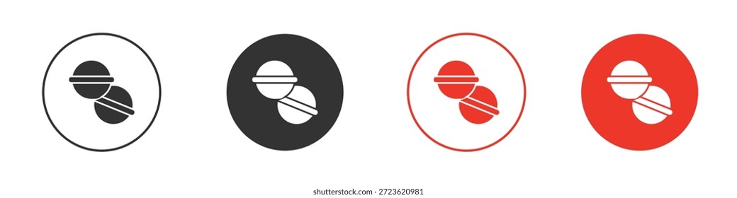Badesalz-Bombensymbol. Webvektordesign