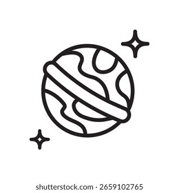 Symbol für den Umriss einer Badsalzbombe. Vektor einfache Illustration aus Schönheitskonzept. Wunderschöne Meersalzkugel für Aromatherapie und Entspannung. Einzeln auf weißem Hintergrund