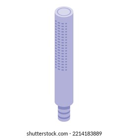 Bath shower head icon isometric vector. Water spray. Room spa