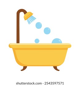 Bath Shower icon vector illustration 