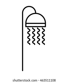 bath shower wash tap icon vector illustration design