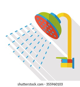 bath Showerhead flat icon