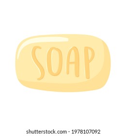 bath soap bar isolated icon