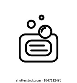 Bath soap icon in eps 8