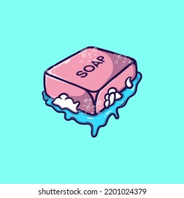 Bath soap icon vector illustration