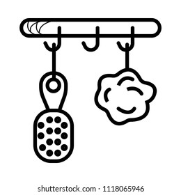 Bath sponges icon
