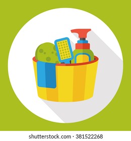 Bath Supplies flat icon