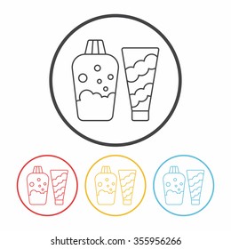 Bath Supplies line icon