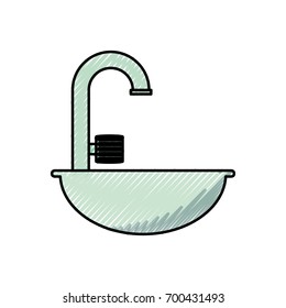 Bath symbol isolated