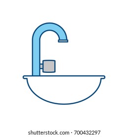 Bath symbol isolated