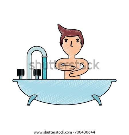 Bath symbol isolated