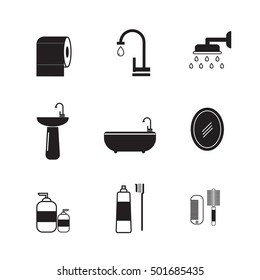 Bath Time Icons. Professional, pixel perfect icons optimized for both large and small resolutions