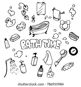 Bath Time Illustration Pack