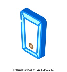 bath top view isometric icon vector. bath top view sign. isolated symbol illustration