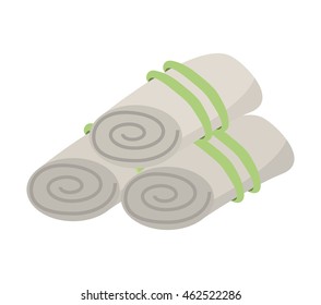 bath towel cloth icon vector illustration design