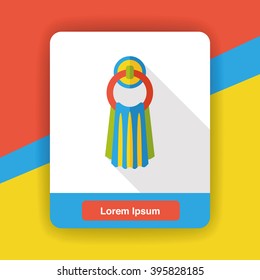 bath towel flat icon