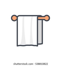 bath towel icon
