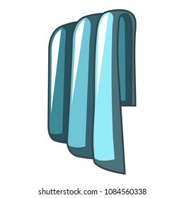 Bath towel icon. Cartoon of bath towel vector icon for web design isolated on white background