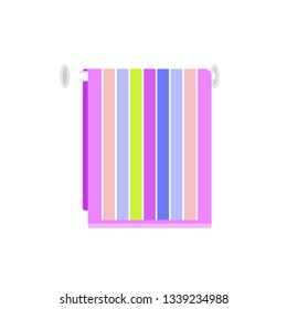 Bath towel icon. Flat illustration of bath towel vector icon for web design