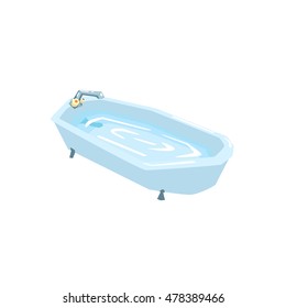 Bath Tub Filled With Water