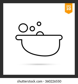 Bath tub icon