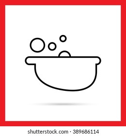 Bath tub icon