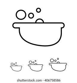 Bath tub icon