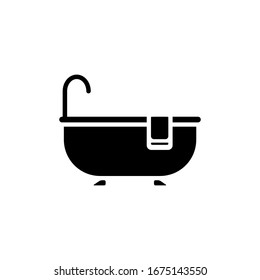 bath tub icon design vector template