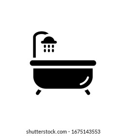 Bath Tub Icon Design Vector Template