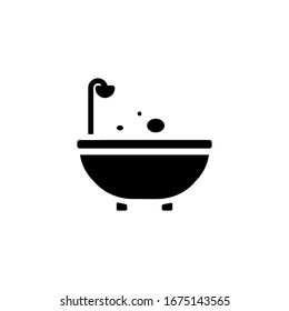 Bath Tub Icon Design Vector Template